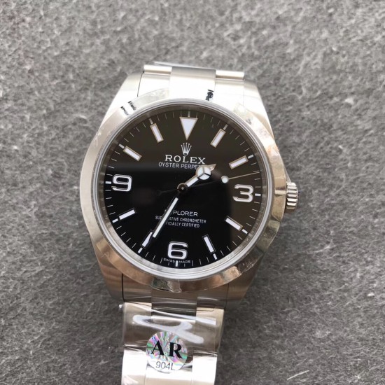 Rolex-Explorer 1 Ref.214270 SS/SS Black ARF Asia 3132
