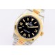 Rolex-Explorer 124273 36mm 904L YG/SS Black/Stk EWF A3230
