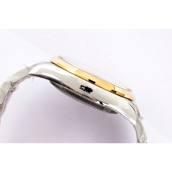 Rolex-Explorer 124273 36mm 904L YG/SS Black/Stk EWF A3230