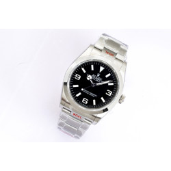 Rolex-Explorer 124270 36mm 904L SS/SS Black Dial EWF A3230