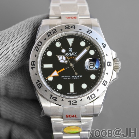 Rolex-Explorer II 226570 42mm SS/SS Black Dial NOOB A2836