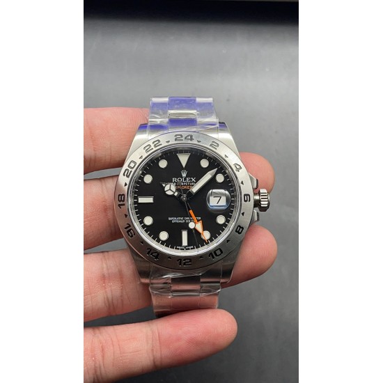 Rolex-Explorer II 216570 SS/SS Black NOOB Asia 3187 CHS