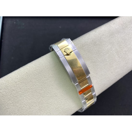 Rolex-Explorer 124273 36mm 904L YG/SS Black/Stk EWF A3230