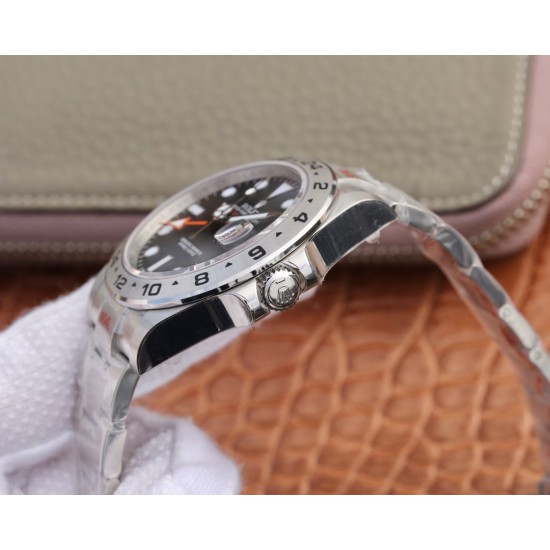 Rolex-Explorer II 216570 SS/SS Black GMF Asia 3187 CHS