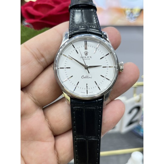Rolex-Cellini Time Ref.50509 SS/LE White Stick Asia 3132