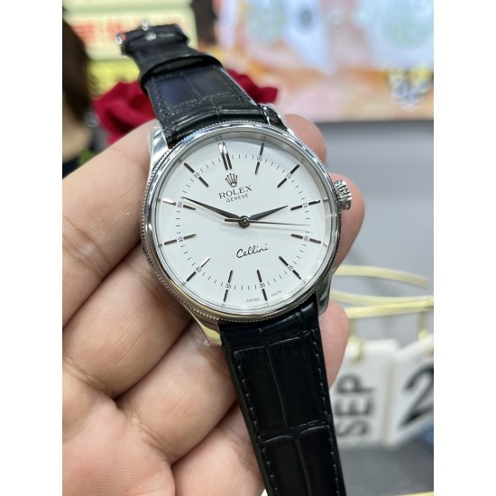 Rolex-Cellini Time Ref.50509 SS/LE White Stick Asia 3132