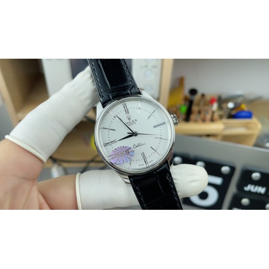 Rolex-Cellini Time Ref.50509 SS/LE White Stick MKS Asia 3132