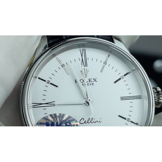 Rolex-Cellini Time Ref.50509 SS/LE White Stick MKS Asia 3132