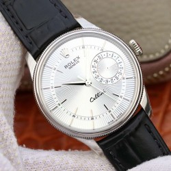 Rolex-Cellini Date 39mm SS/LE White MKS Asia 3165 Mod