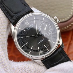 Rolex-Cellini Date 39mm SS/LE Black Stk MKS Asia 3165 Mod