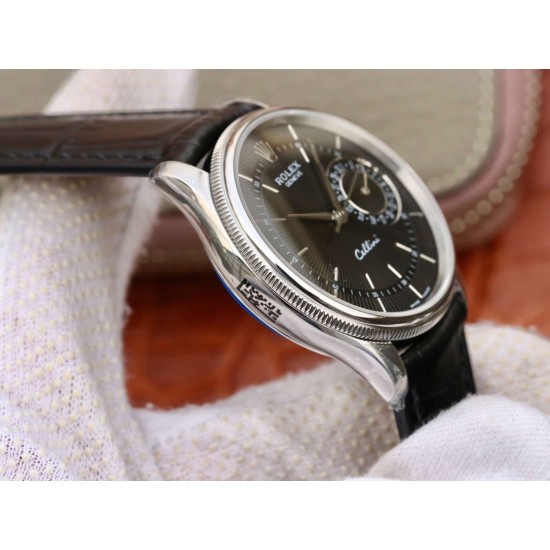 Rolex-Cellini Date 39mm SS/LE Black Stk MKS Asia 3165 Mod