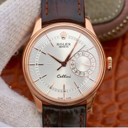 Rolex-Cellini Date 39mm RG/LE White MKS Asia 3165 Mod