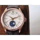 Rolex-Cellini 50535 Moonphase Brn RG/LE Wht RXW A3195 Mo