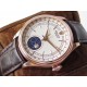 Rolex-Cellini 50535 Moonphase Brn RG/LE Wht RXW A3195 Mo