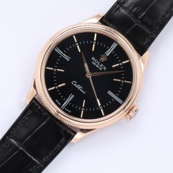 Rolex-Cellini Time 50505 RG/LE Black Stick EWF Asia 3132