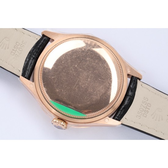 Rolex-Cellini Time 50505 RG/LE Black Stick EWF Asia 3132