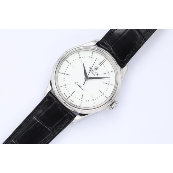 Rolex-Cellini Time Ref.50509 SS/LE White Stick EWF Asia 3132
