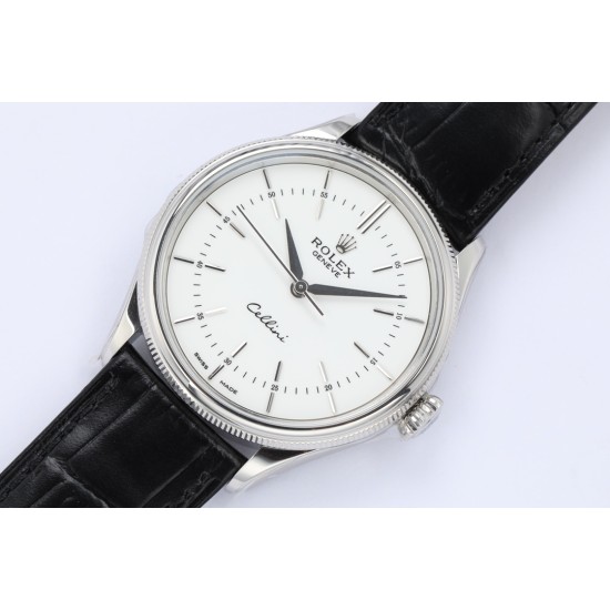 Rolex-Cellini Time Ref.50509 SS/LE White Stick EWF Asia 3132