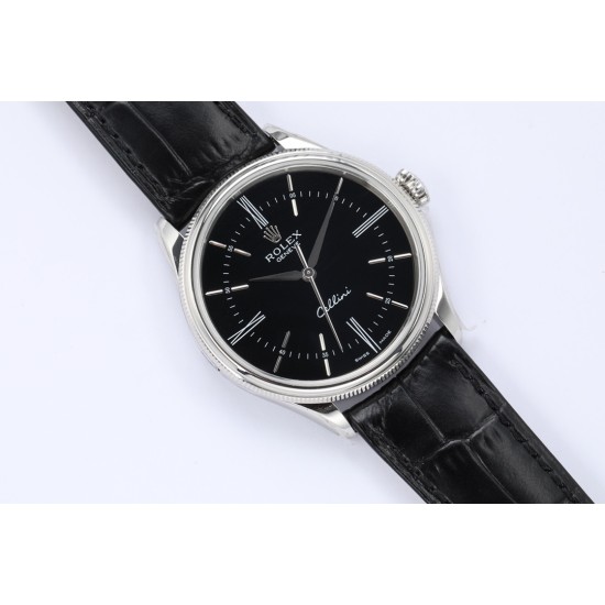 Rolex-Cellini Time 50509 SS/LE Black Stk EWF Asia 3132