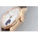 Rolex-Cellini 50535 Moonphase Brn RG/LE Wht KZF A3195 Mo