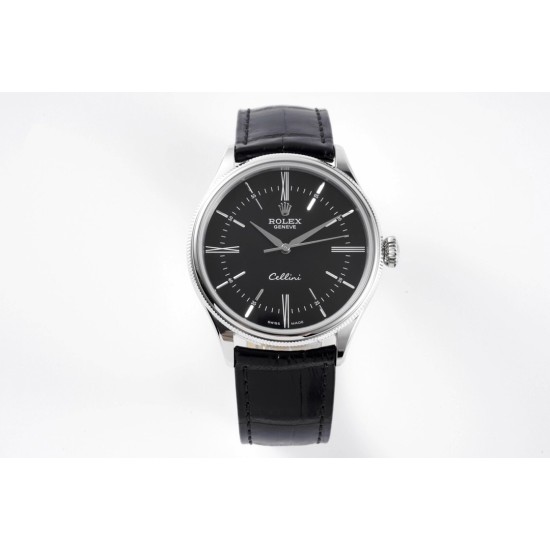 Rolex-Cellini Time 50509 SS/LE Black Stk MKS Asia 3132
