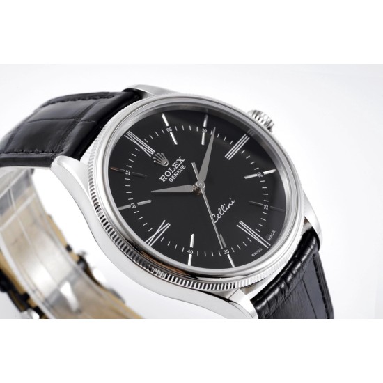 Rolex-Cellini Time 50509 SS/LE Black Stk MKS Asia 3132