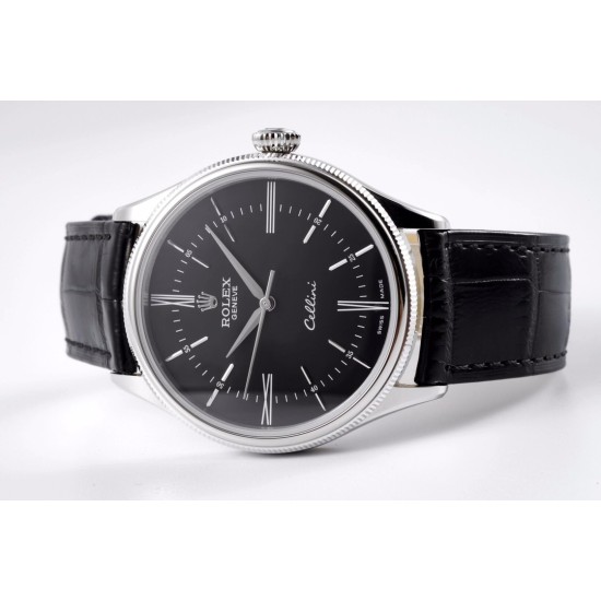 Rolex-Cellini Time 50509 SS/LE Black Stk MKS Asia 3132