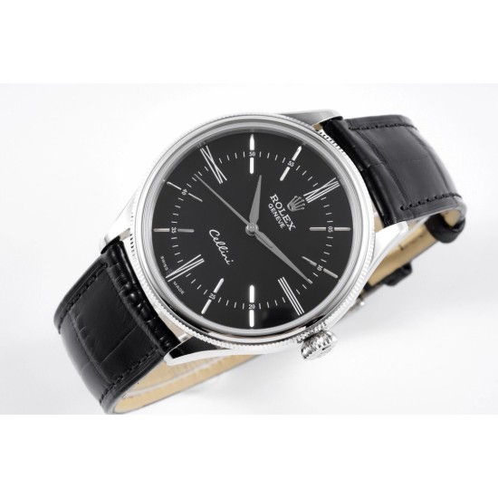 Rolex-Cellini Time 50509 SS/LE Black Stk MKS Asia 3132
