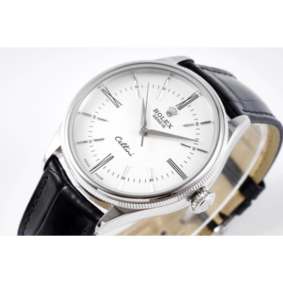 Rolex-Cellini Time Ref.50509 SS/LE White Stick MKS Asia 3132
