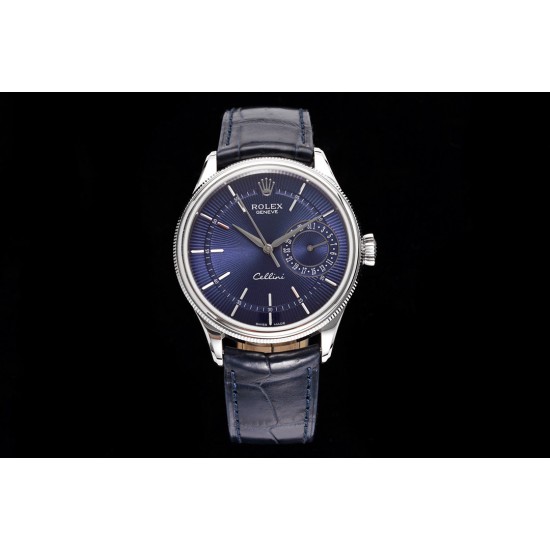 Rolex-Cellini Date 39mm SS/LE Blue Stk MKS Asia 3165 Mod