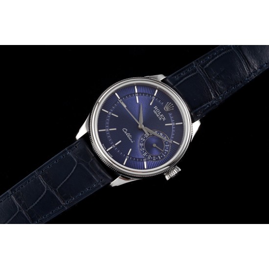 Rolex-Cellini Date 39mm SS/LE Blue Stk MKS Asia 3165 Mod