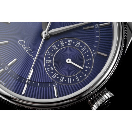 Rolex-Cellini Date 39mm SS/LE Blue Stk MKS Asia 3165 Mod