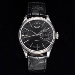 Rolex-Cellini Date 39mm SS/LE Black Stk MKS Asia 3165 Mod