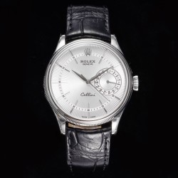 Rolex-Cellini Date 39mm SS/LE White MKS Asia 3165 Mod