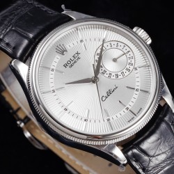 Rolex-Cellini Date 39mm SS/LE White MKS Asia 3165 Mod