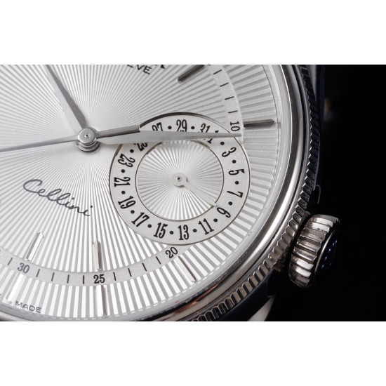Rolex-Cellini Date 39mm SS/LE White MKS Asia 3165 Mod