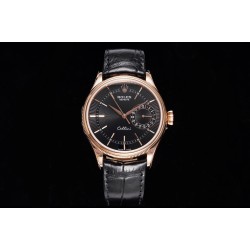 Rolex-Cellini Date 39mm RG/LE Black MKS Asia 3165 Mod