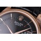 Rolex-Cellini Date 39mm RG/LE Black MKS Asia 3165 Mod