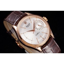 Rolex-Cellini Date 39mm RG/LE White MKS Asia 3165 Mod