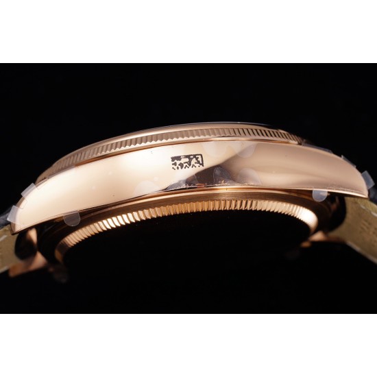 Rolex-Cellini Date 39mm RG/LE White MKS Asia 3165 Mod