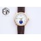 Rolex-Cellini 50535 Moonphase Brn RG/LE Wht EWF A3195 Mo