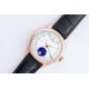 Rolex-Cellini 50535 Moonphase RG/LE Wht EWF Asia 3195 Mod