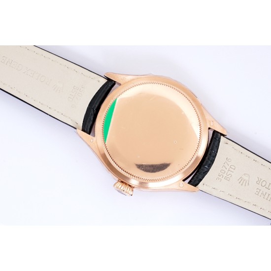 Rolex-Cellini 50535 Moonphase RG/LE Wht EWF Asia 3195 Mod