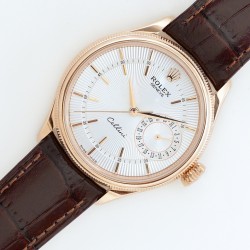 Rolex-Cellini Date 39mm RG/LE White EWF Asia 3165 Mod