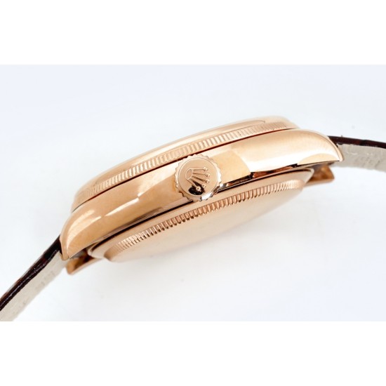 Rolex-Cellini Date 39mm RG/LE White EWF Asia 3165 Mod