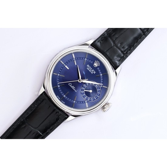 Rolex-Cellini Date 39mm SS/LE Blue Stk EWF Asia 3165 Mod