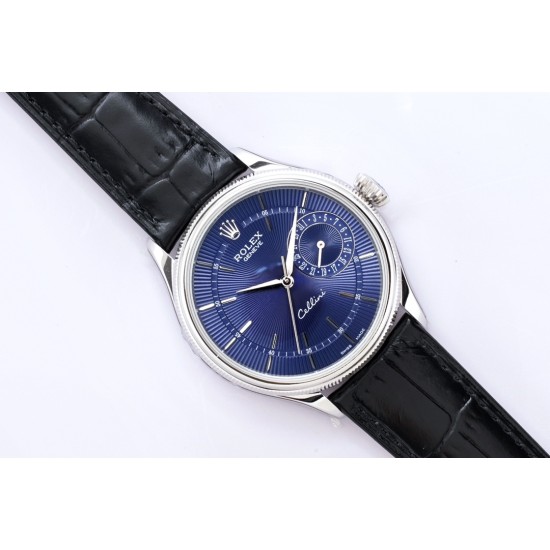 Rolex-Cellini Date 39mm SS/LE Blue Stk EWF Asia 3165 Mod