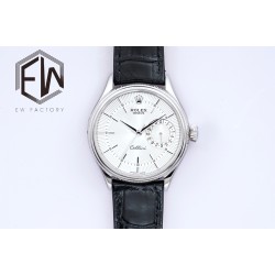 Rolex-Cellini Date 39mm SS/LE White EWS Asia 3165 Mod