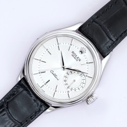 Rolex-Cellini Date 39mm SS/LE White EWS Asia 3165 Mod