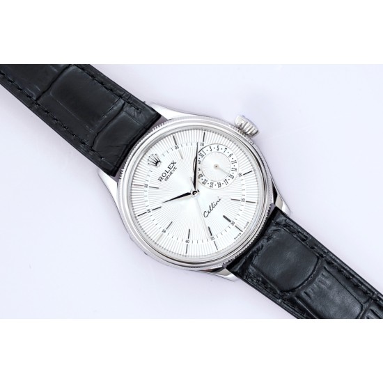Rolex-Cellini Date 39mm SS/LE White EWS Asia 3165 Mod
